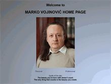 Tablet Screenshot of markovojinovic.com